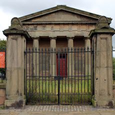 Railings and piers to the Oratory
