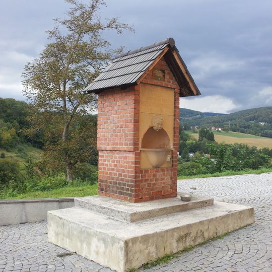 Fountain at Mariatrost basilica
