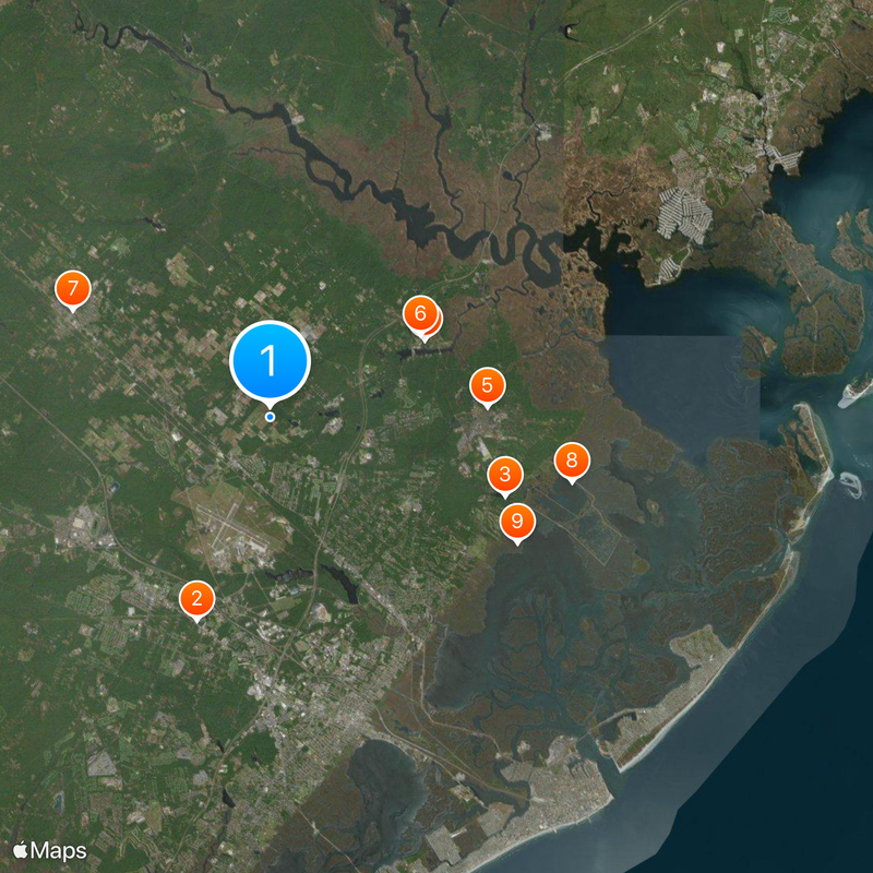 Municipio de Galloway Mapa