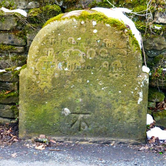 Milestone at west side of road, near junction with Chatburn Road