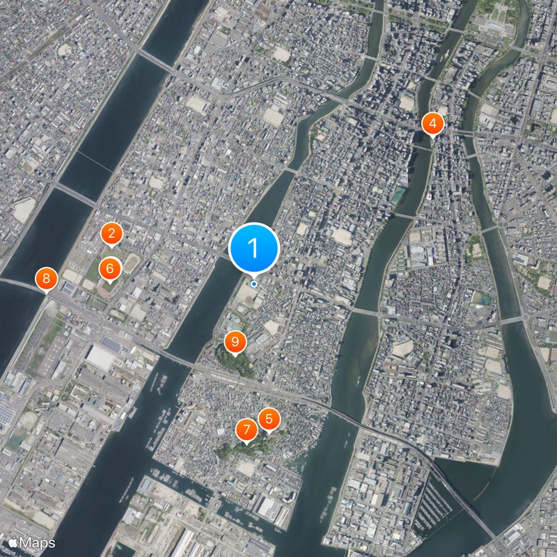 Hiroshima Commercial High School Map