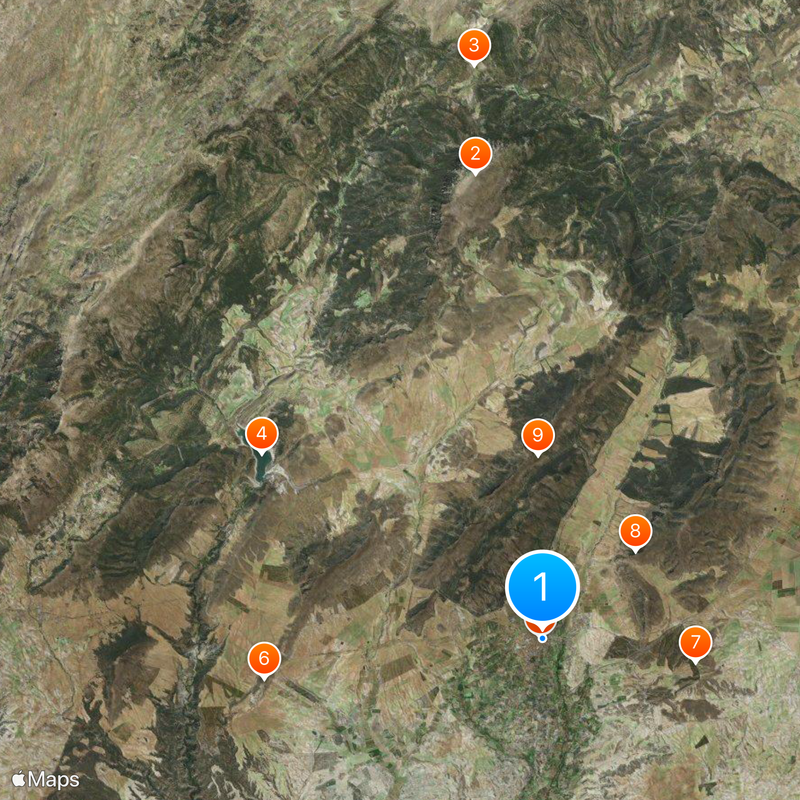 Huéscar Map