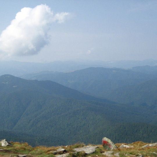 Beschermd bergmassief Tsjornohirsky