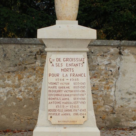 War memorial of Groissiat