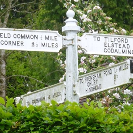 Cast Iron Finger Post  Cast Iron Finger Post At Millbridge Crossroads