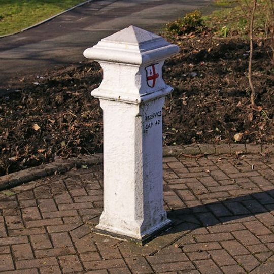 Coal Taxpost At Junction With Farnborough Hill