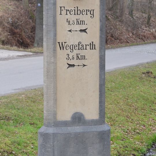 Kgl.-sächs. Postmeilenstein Kleinschirma