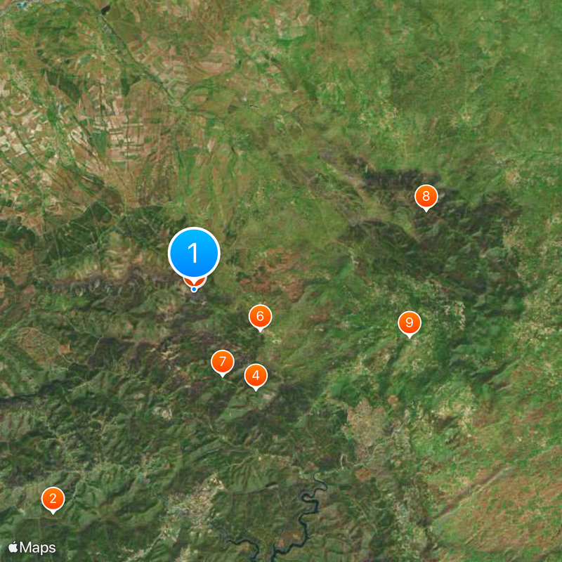 Virgen de la Peña de Francia Mapa