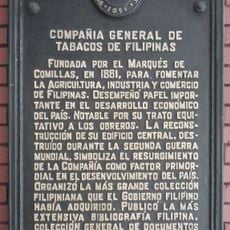 Compañia General de Tabacos de Filipinas historical marker