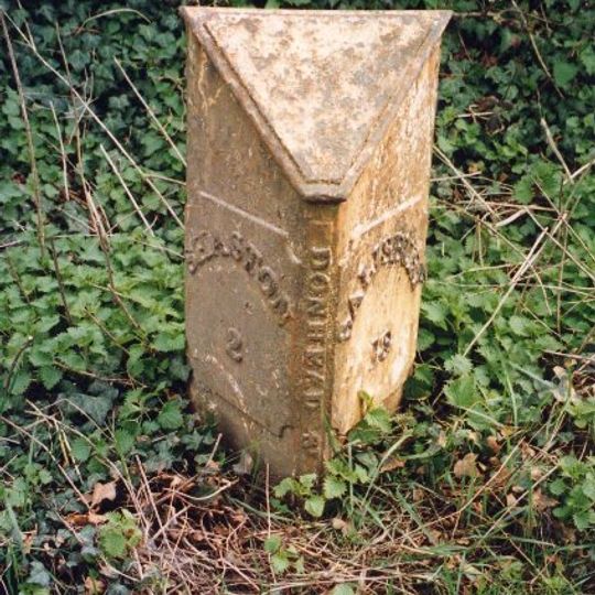 Milepost Opposite Coombe Corner