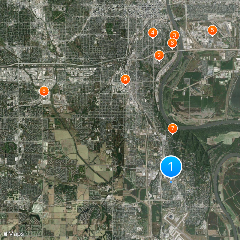 Bellevue University Map