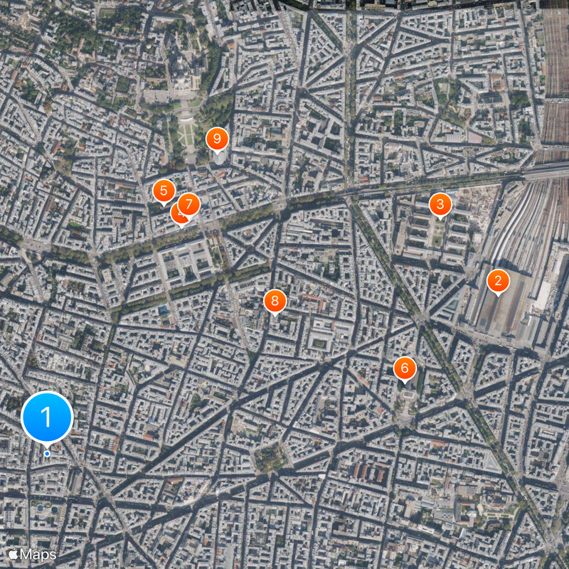9th Arrondissement Map