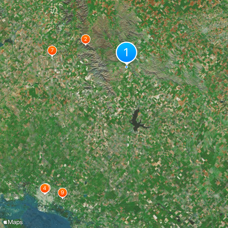 Sierra de La Ventana Map