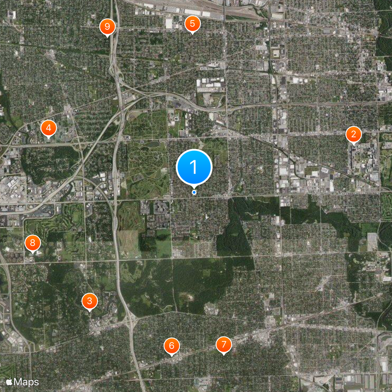 St. Joseph High School Map