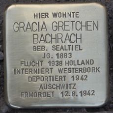 Stolperstein dedicated to Gracia Gretchen Bachrach