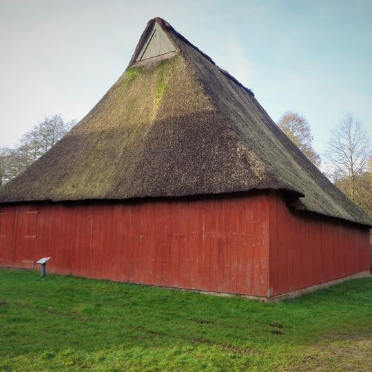 Gulfscheune aus Brokreihe