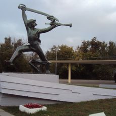 Roof at the entrance to the Palace of Pioneers