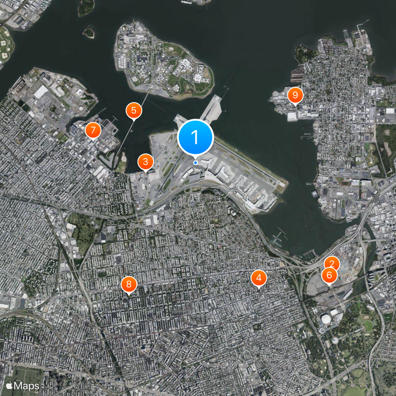 LaGuardia Airport Map
