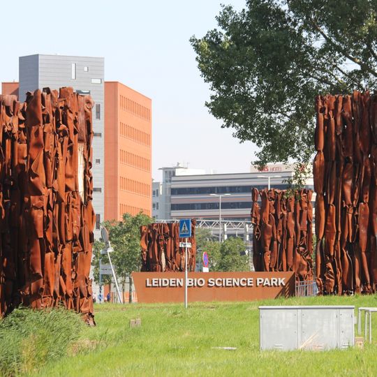 Vijf beelden op een kromme