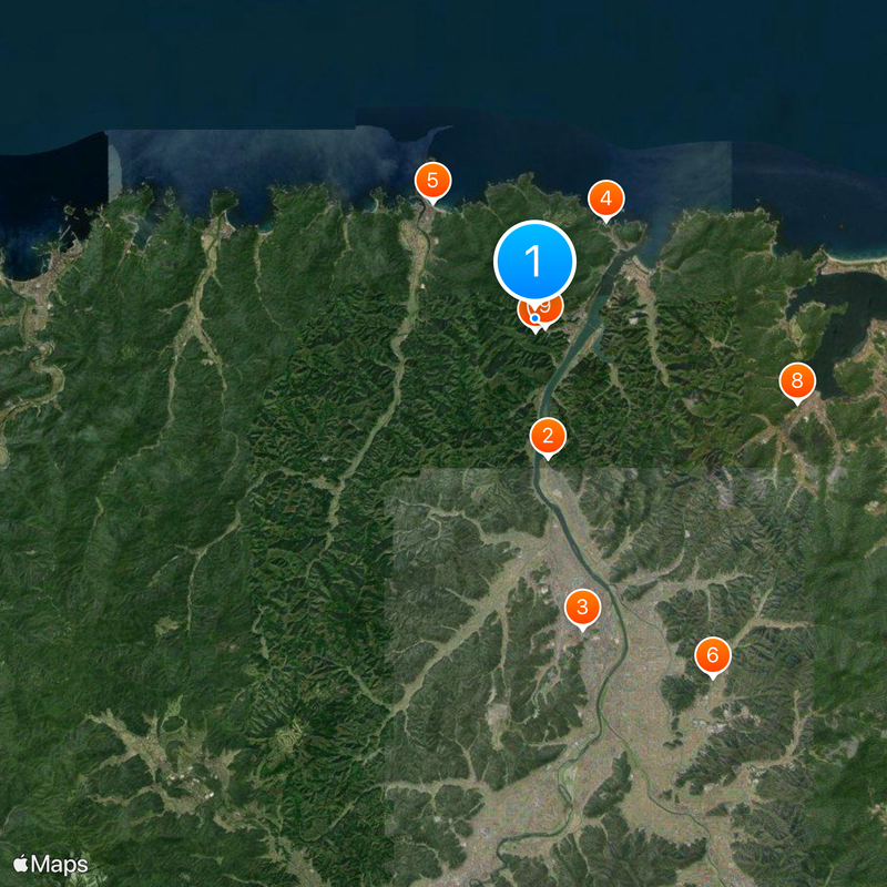 Kinosaki Onsen Karte