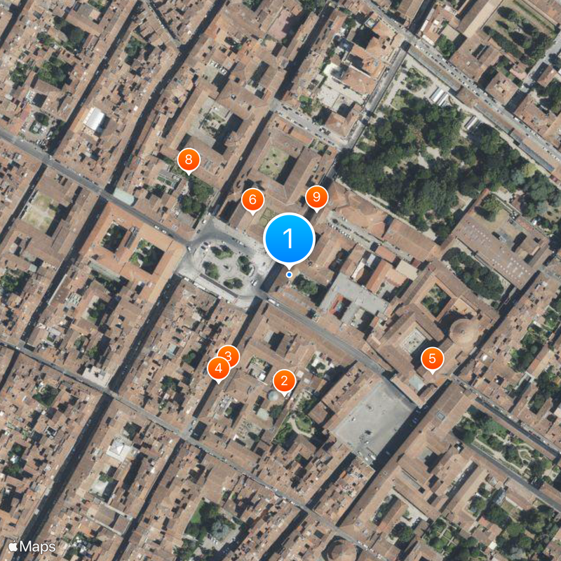 Universidade de Florença Mapa