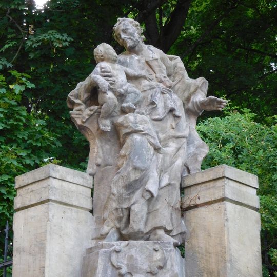 Statue of Saint Joseph in Kostelní street