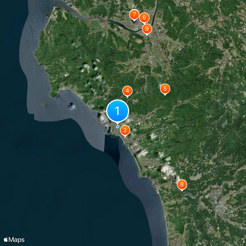 Ichikikushikino Kaart