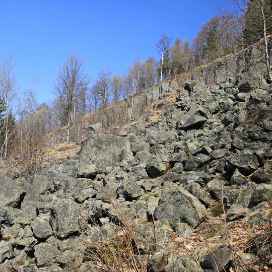 Mittelgebirgslandschaft östlich Annaberg