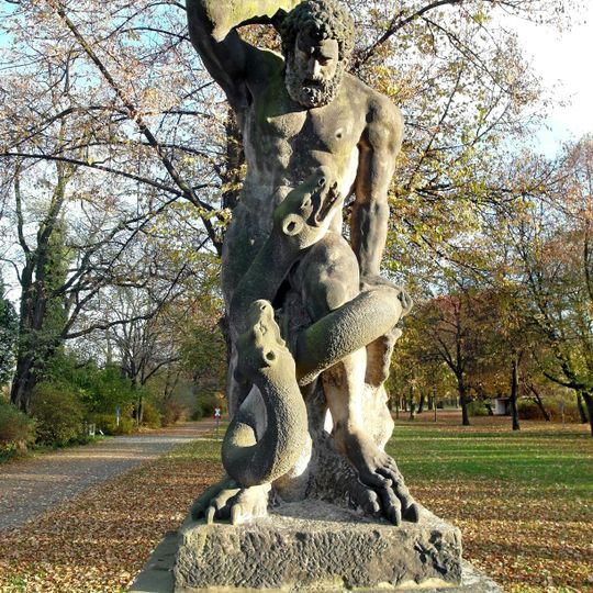 Hercules and Lernaean Hydra in Grosser Garten, Dresden
