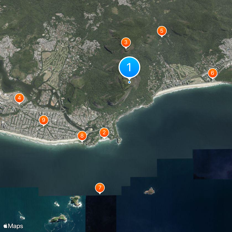 Pedra da Gávea Carte