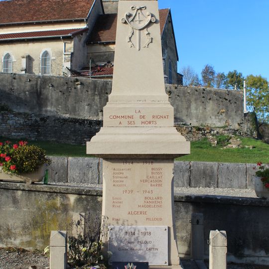 War memorial of Rignat