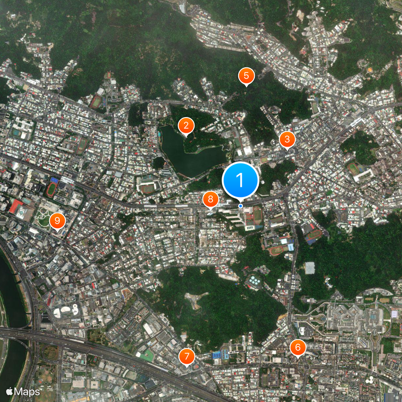 Taipei Municipal Neihu Senior High School Map