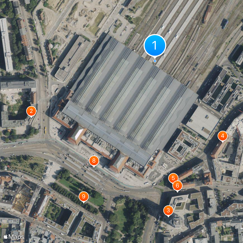 Leipzig Hauptbahnhof Mapa