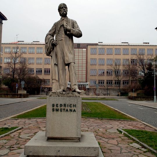 Statue of Bedřich Smetana in Slaný