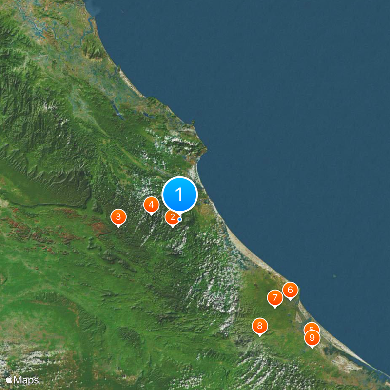 Provincia di Quang Binh Mappa