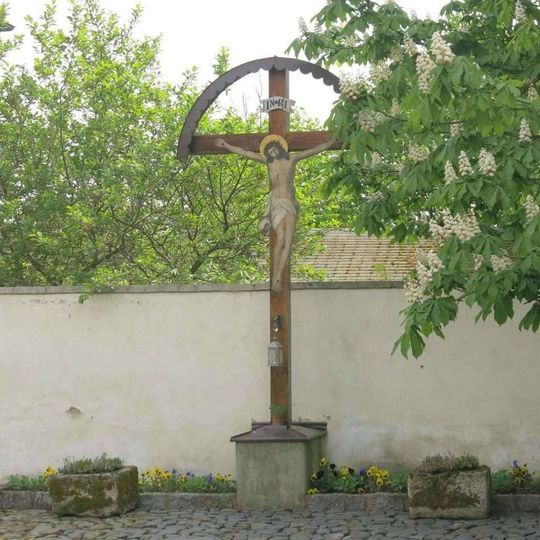 Kříž na Dómském náměstí v Litoměřicích