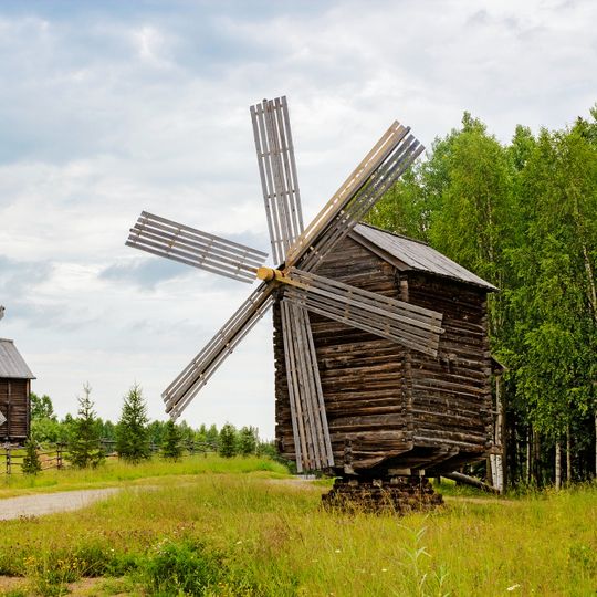 Мельница ветряная – столбовка на ряже