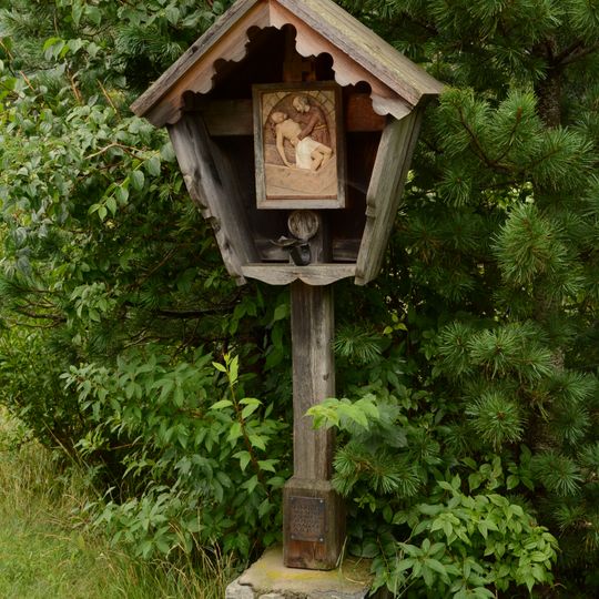 Bildstock am Kreuzweg zur Kapelle am Klaunzerberg, 14. Station