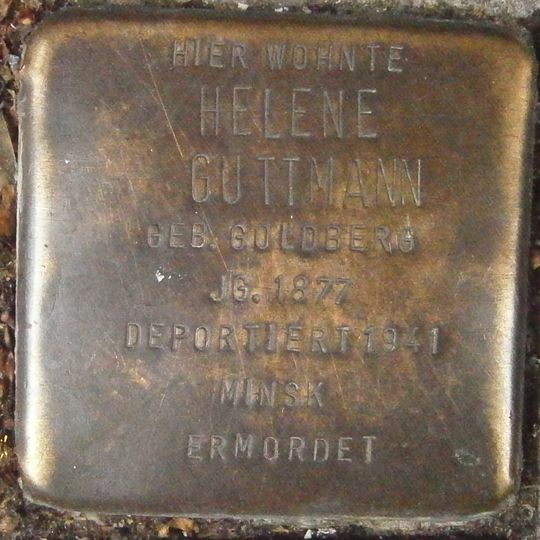 Stolperstein für Helene Guttmann