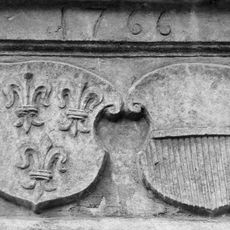 Wappentafel der Äbtissin Maria Franziska von Freudenberg