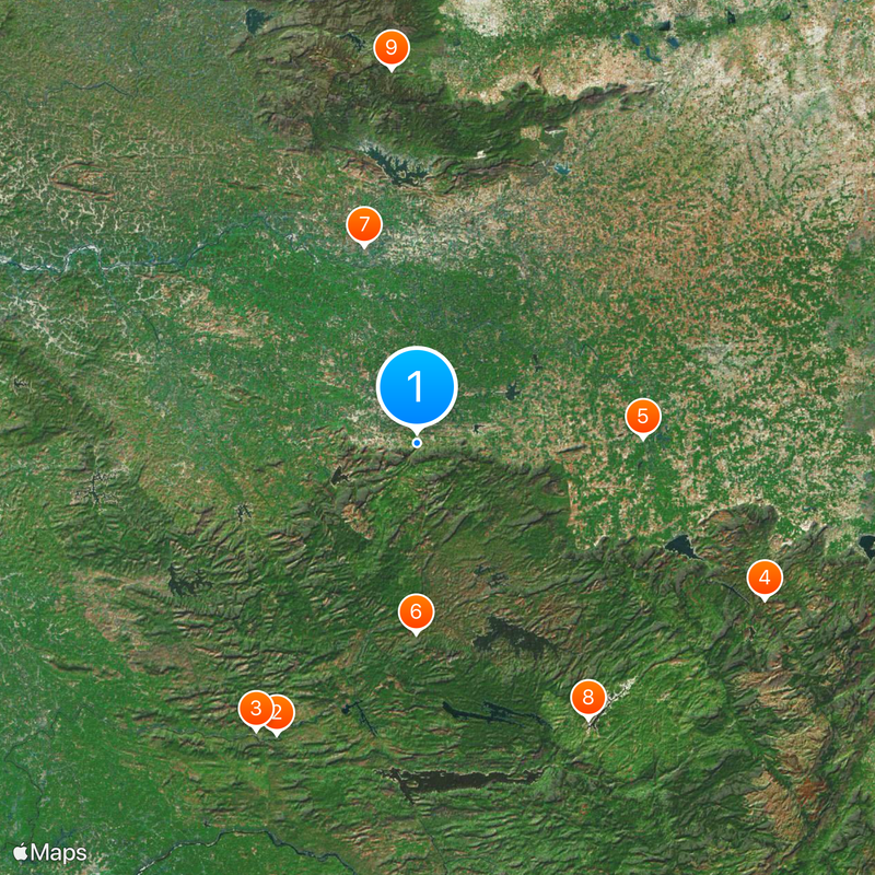 Thattekad Bird Sanctuary Mappa