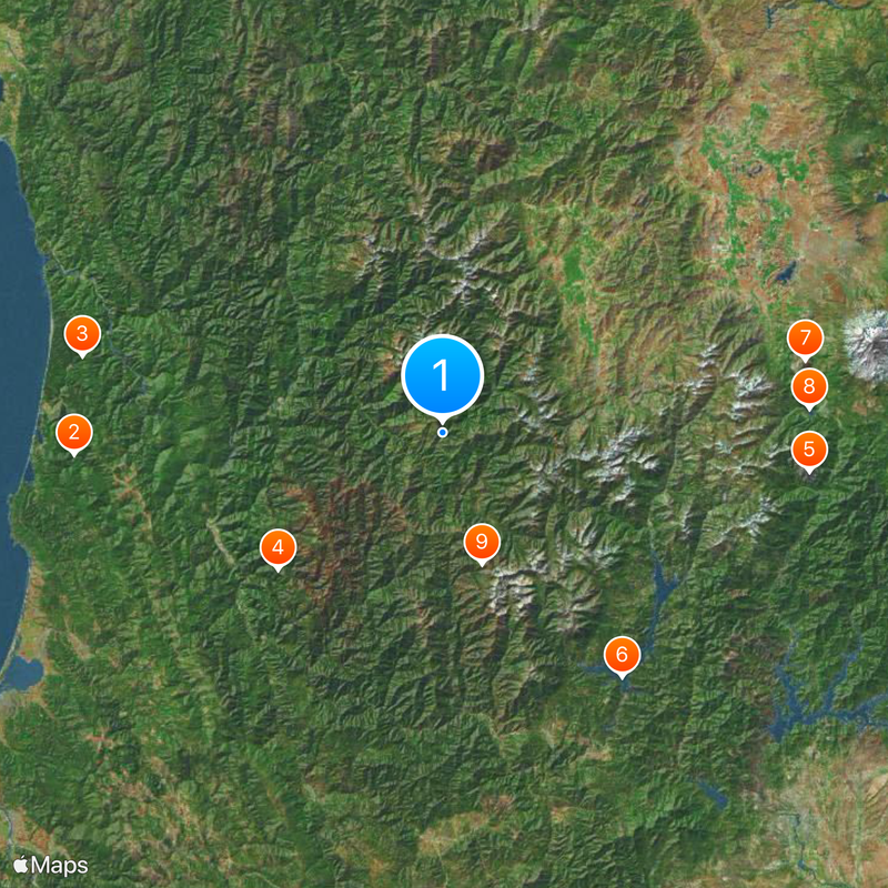 Black Bear Ranch Map