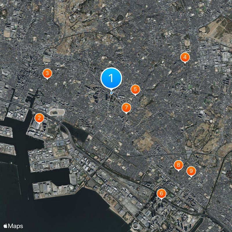 Tsudanuma Station Map
