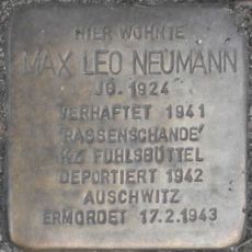 Stolperstein à la mémoire de Max Leo Neumann