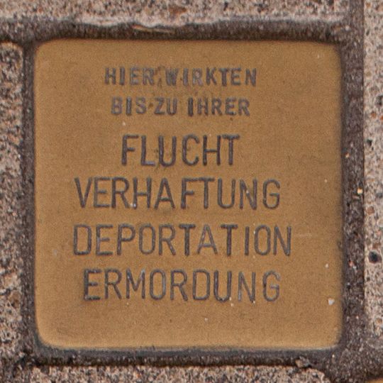 Stolperstein Hamburgische Staatsoper