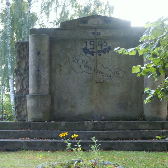 World Wars Memorial in Horní Lánov