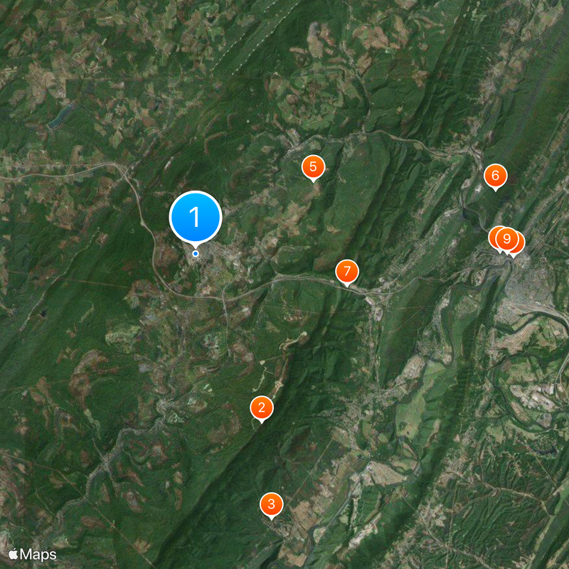 Frostburg State University Map