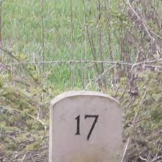 Chesterfield Canal  Canal Milestone Immediately To West Of Milestone Lock