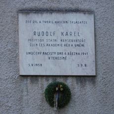 Plaque to Rudolf Karel