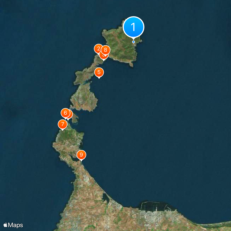 Carcere dell'Asinara Mapa
